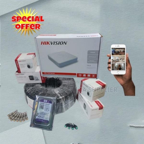 Complete Hikvision 1080p Full Hd 2mp 4 Cameras DVR Kit With 500gb HDD - main view