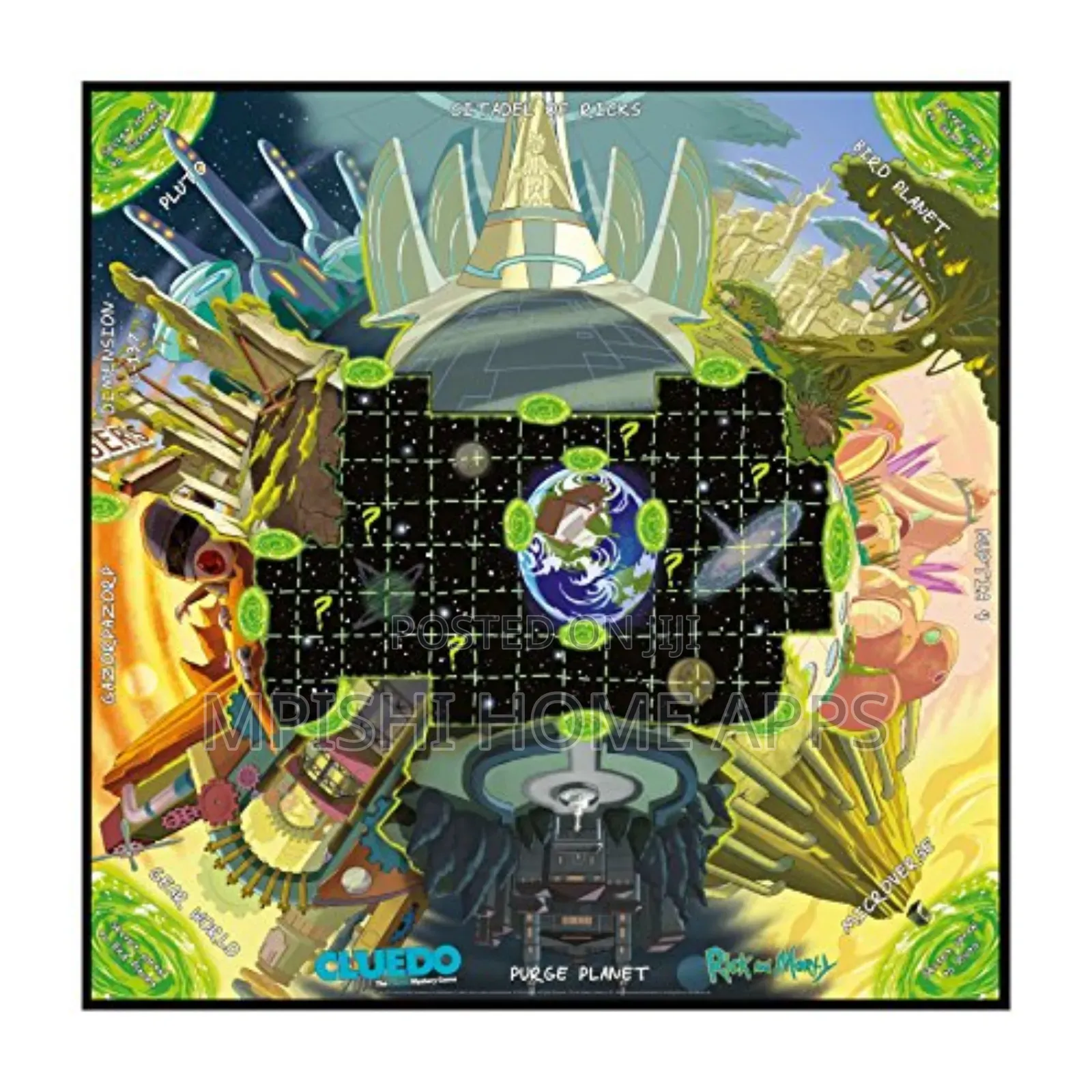 Cluedo Rick and Morty Board Game