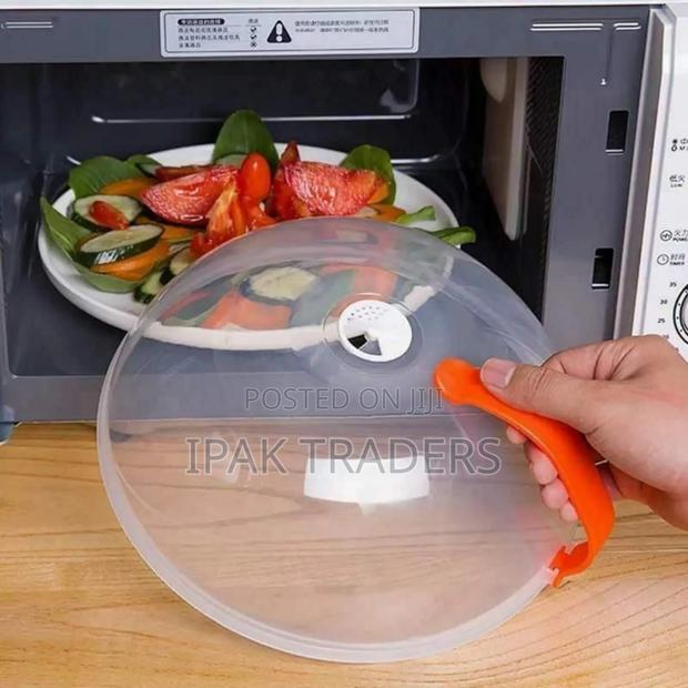 Microwave Food Cover -
High-Temperature Anti-Sputtering With Handle - thumbnail 2