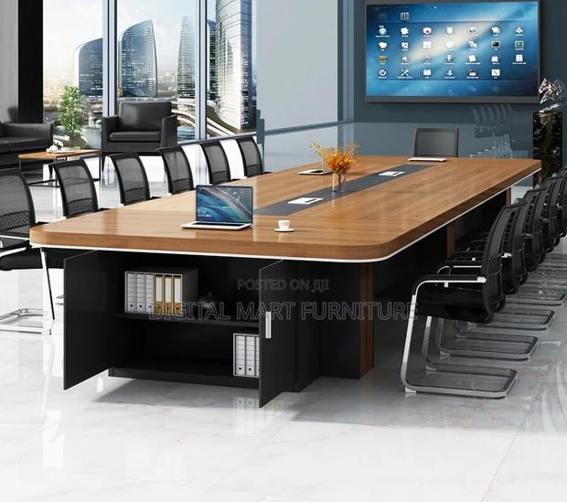 Office Table: Brown 3 Meter Dearer Office Table - thumbnail 5