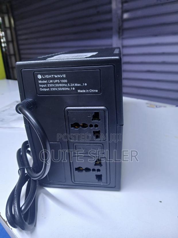 New Power Backup Lightwave Ups1000va 3 Pin Ups
