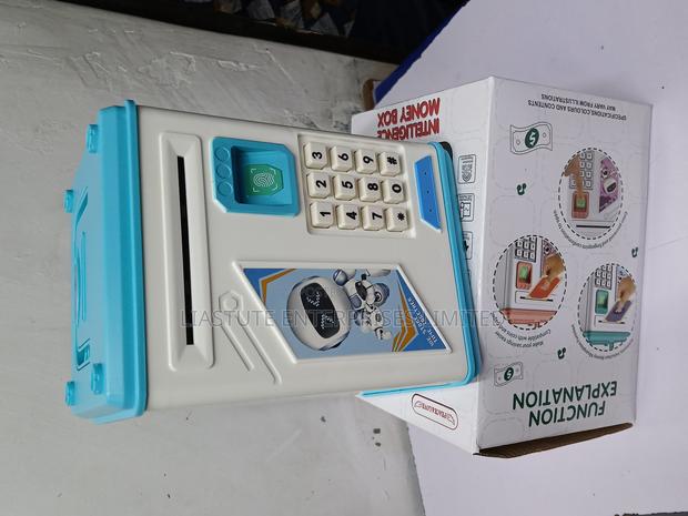 Digital Coin Bank With Auto Note Insertion Fingerprint Password Safe
