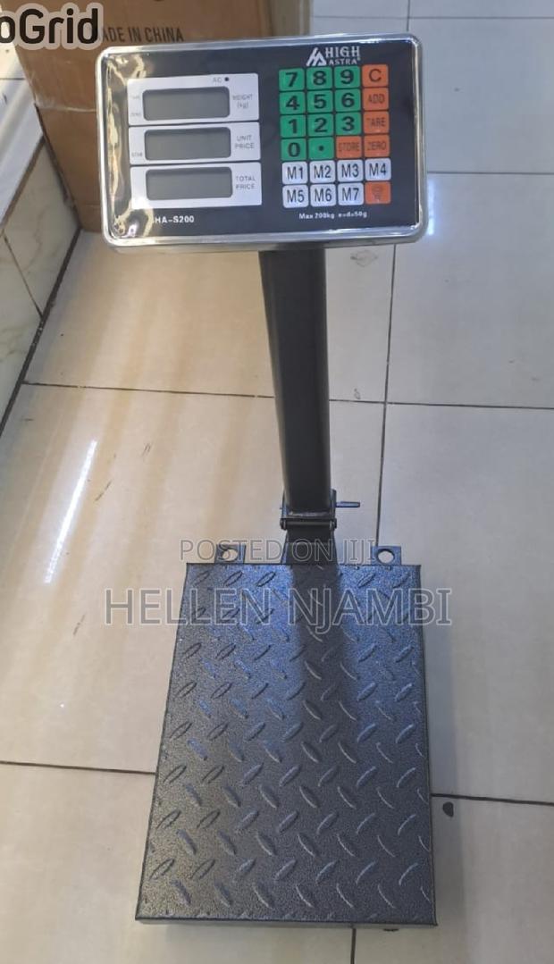 High Astra Electronic Platform Scale 100kg - main view