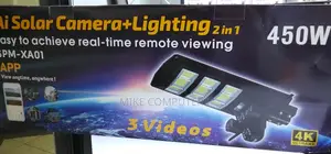 Ai Solar Camera + Lighting 2-in-1 With V380 Control
