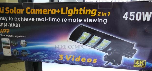 Ai Solar Camera + Lighting 2-in-1 With V380 Control - main view