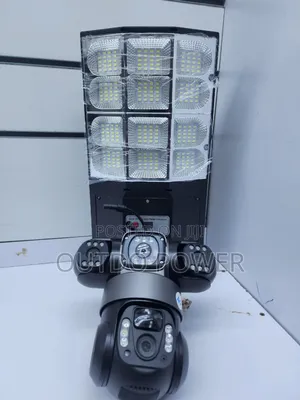 Tripple Lens 4g Solar Street Light With Camera