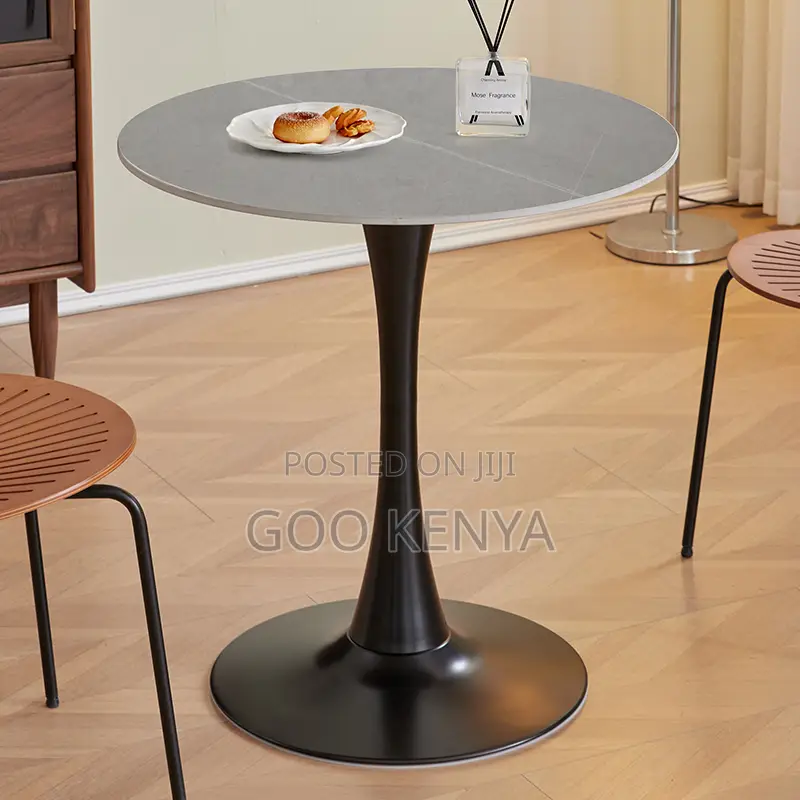 Home Dining Table; Circular Marble Coffee or Dining Table