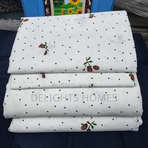 (4pcs) Both Printed Cotton Bedsheets-Sk