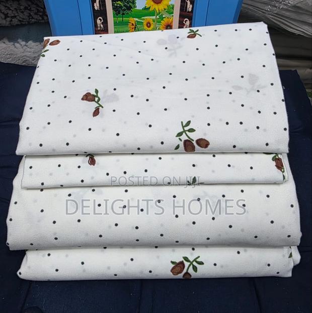 (4pcs) Both Printed Cotton Bedsheets-Sk - thumbnail 3