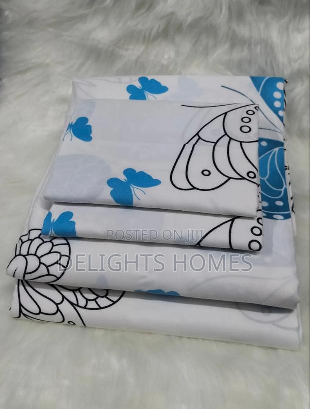(4pcs) Both Printed Cotton Bedsheets-Sk - thumbnail 6