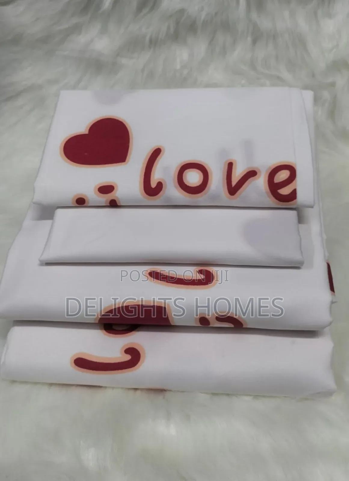 (4pcs) Both Printed Cotton Bedsheets-Sk