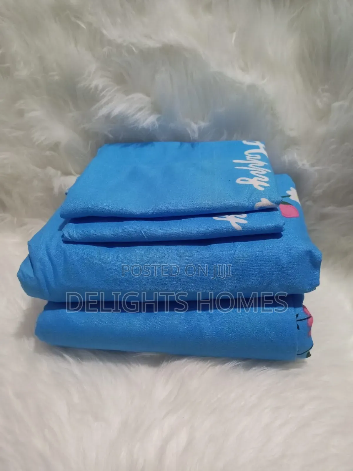 (4pcs) Both Printed Cotton Bedsheets-Sk