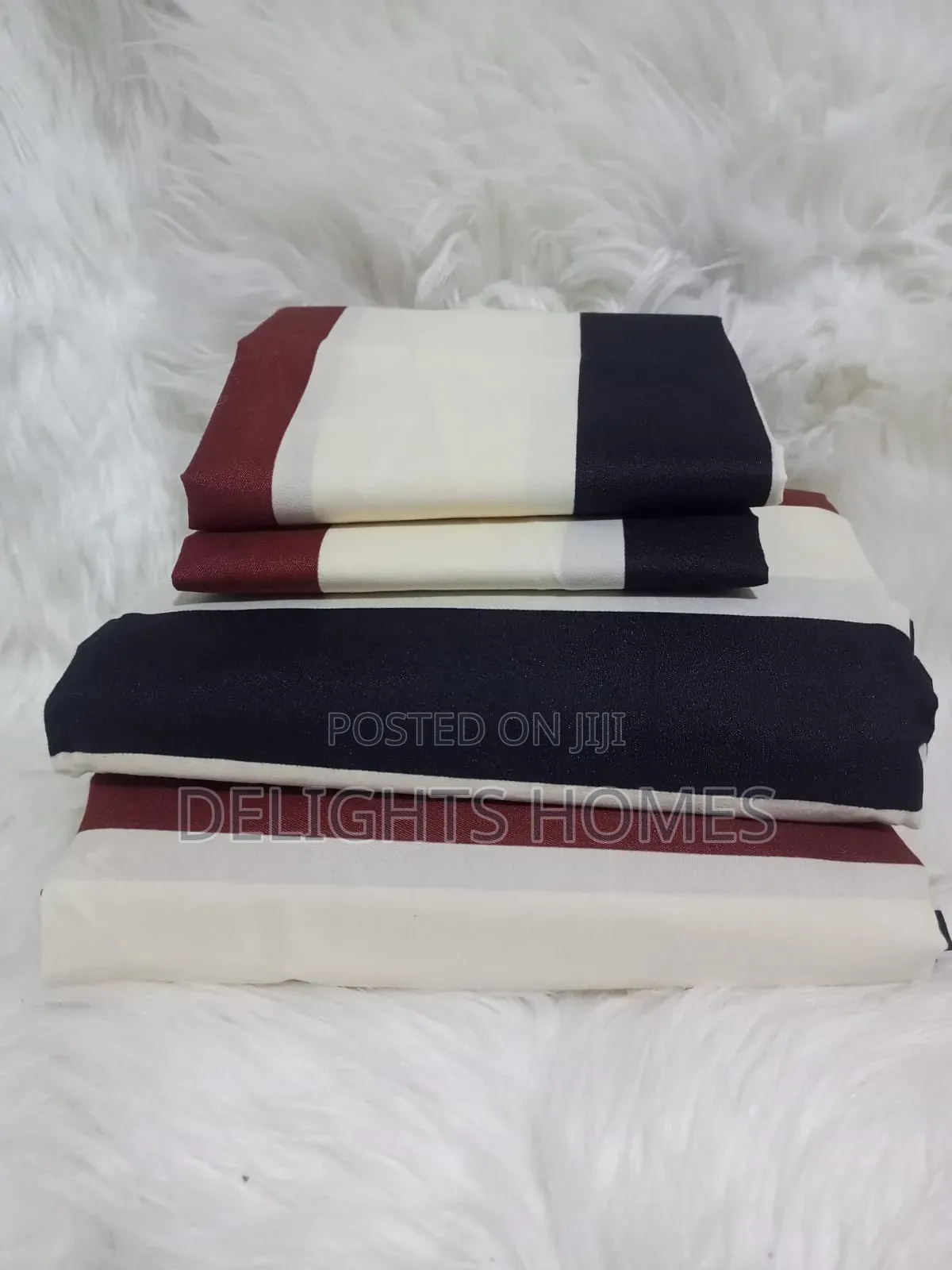 (4pcs) Both Printed Cotton Bedsheets-Sk