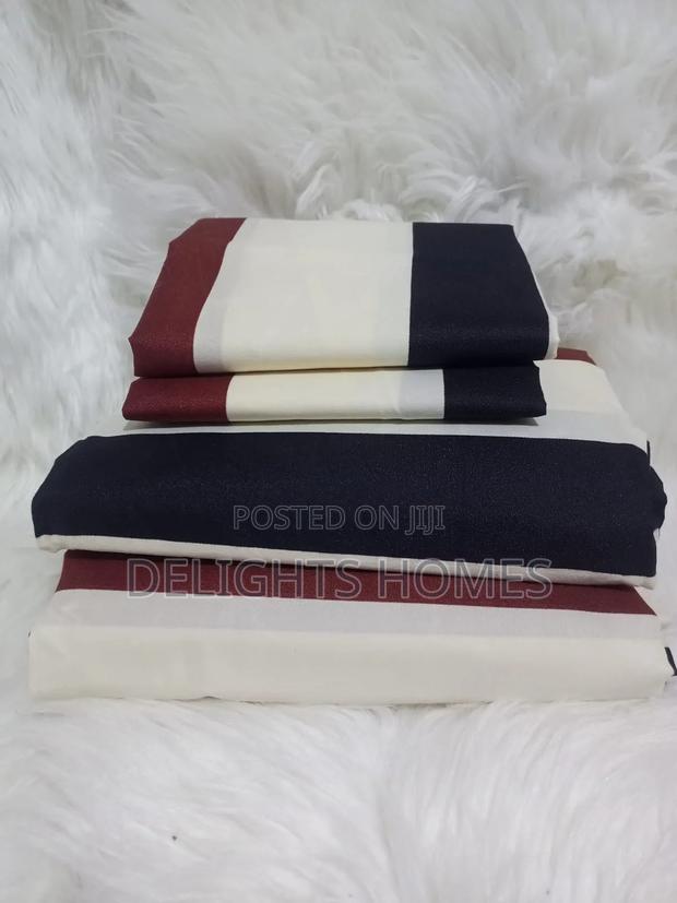 (4pcs) Both Printed Cotton Bedsheets-Sk - thumbnail 9