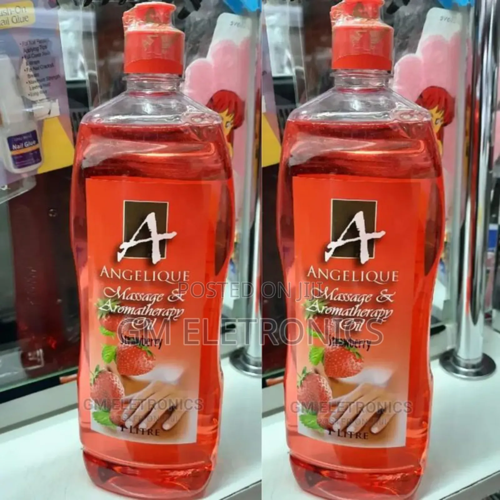 Massage and Aromatherapy Oil-Enriched- Strawberry-300ml, 500ml 1ltr
