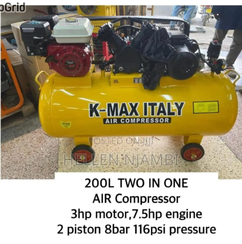 Kmax 200l 2 in 1 Air Compressor 7.5hp