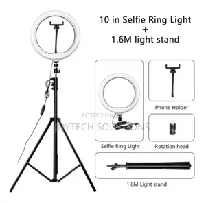 Ring Light With Tripod Stand for Photography Tick-Tock Live Make Up