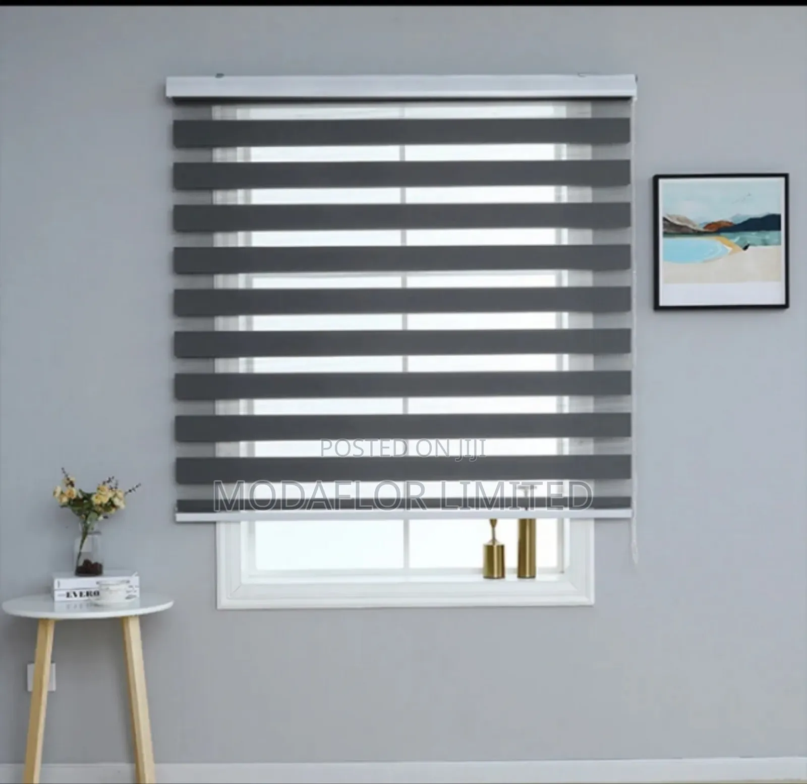 Durable Zebra Roller Blinds With Elegant Finish