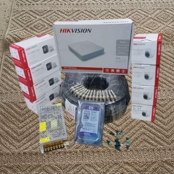 Hikvision 8 Cameras DVR Kit 1080p 2mp Hd With 500gb Hard Disk Drive