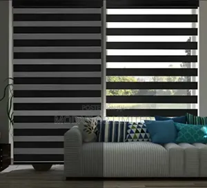 Elegant Zebra Roller Blinds for Bedroom and Office