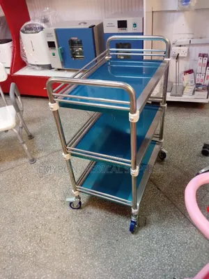 Emergency Trolley/Medicine Trolley 3 Shelves