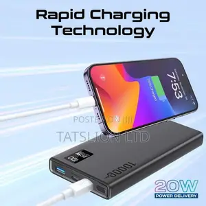 Promate 10000mah Smart Charging Power Bank With 20w