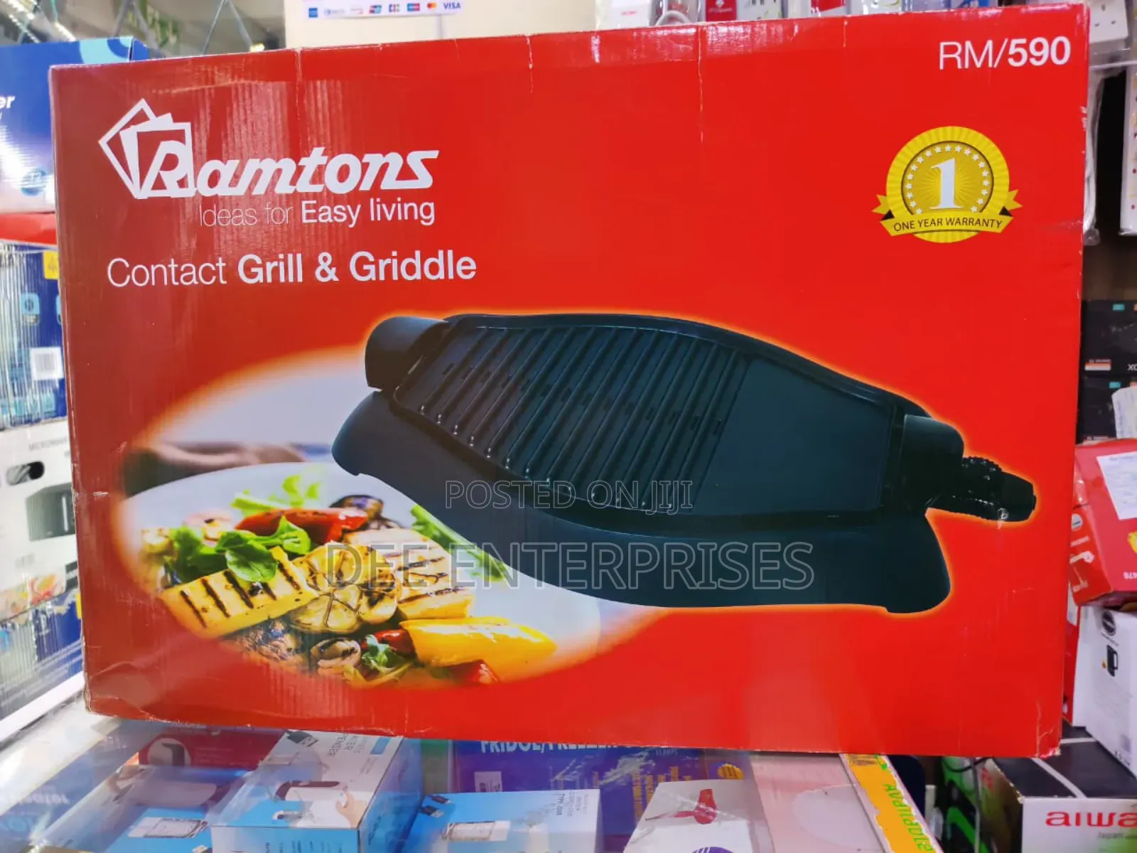 Rm590 Ramtons Contact Grill and Griddle
