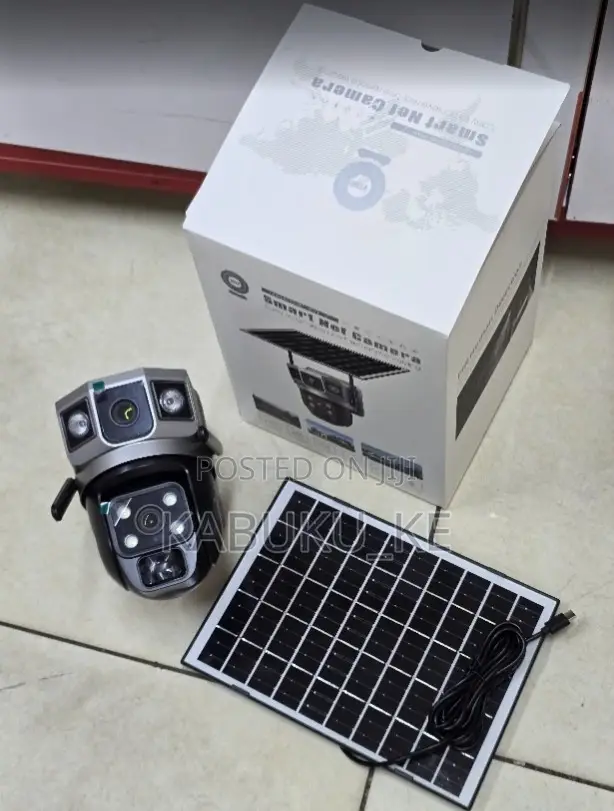 4g Solar Outdoor CCTV Network PTZ Dual Lens 4g Solar Camera