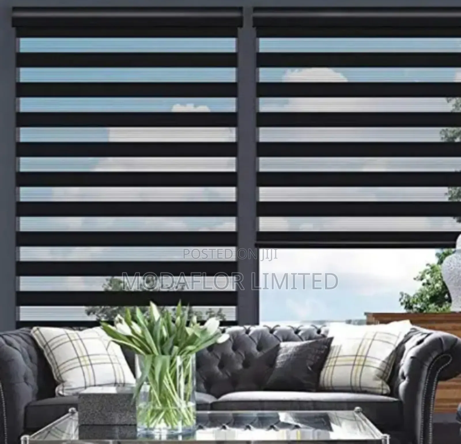 Zebra Roller Blinds for Comfortable Living Spaces
