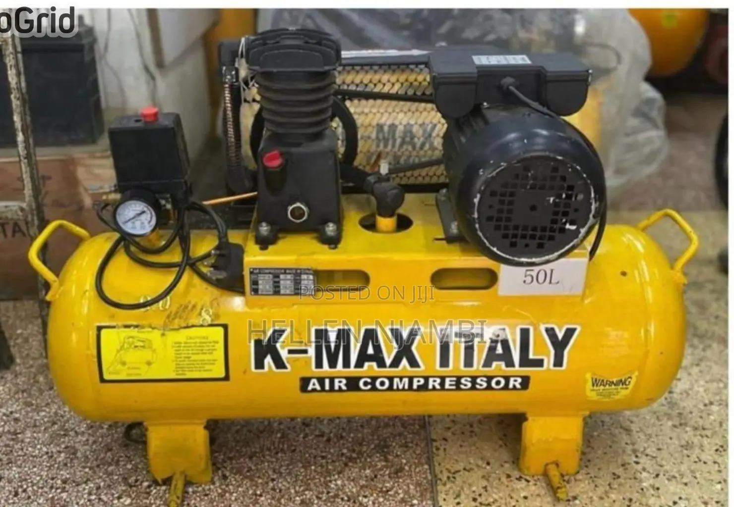 Kmax Italy Belt Air Compressor 50l