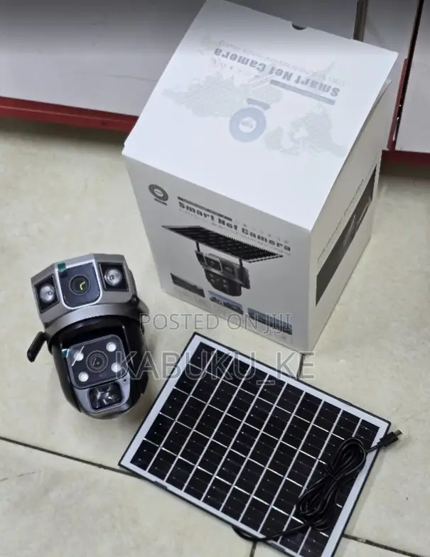 V380 Pro 4g Dual Lens Simcard Solar CCTV Camera With Audio