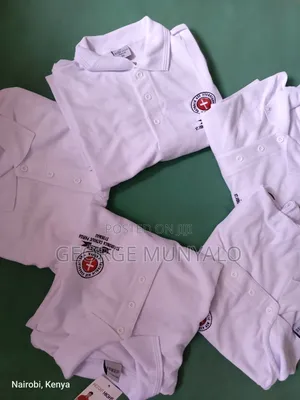 Short Sleeve Printed Collared Polo Shirts