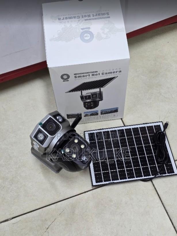 V380 Dual Lens Solar PTZ Camera 4g Lte Support for Remote Monitoring