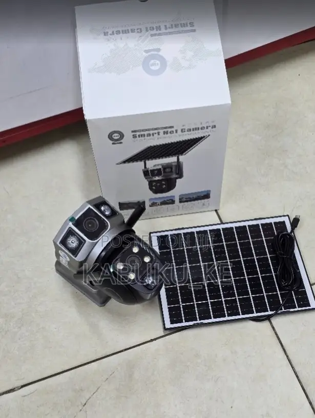V380 Dual Lens Solar PTZ Camera 4g Lte Support for Remote Monitoring