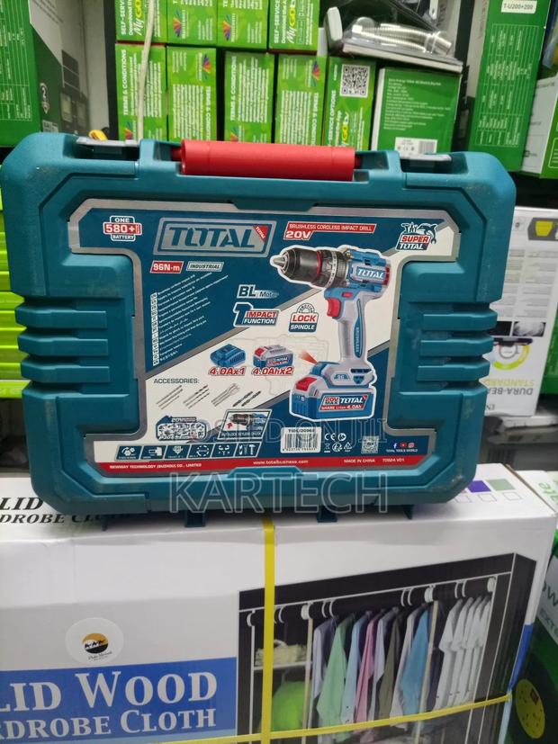 Total 20v 96nm Tidli20968 Brushless Cordless Impact Drill - main view