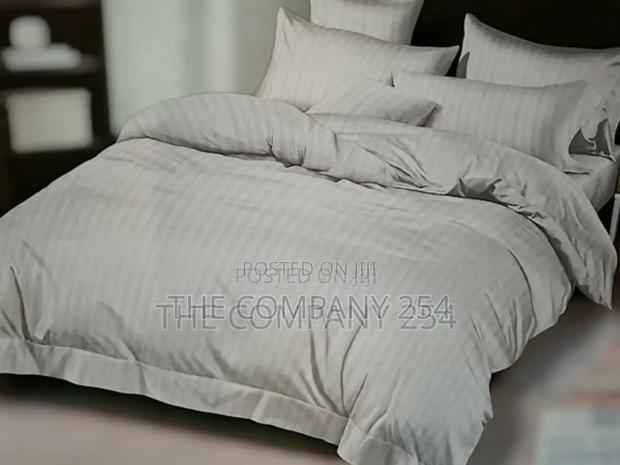Cotton Stripped Bedsheets 2pcs Bedsheets 4pcs Pillowcases