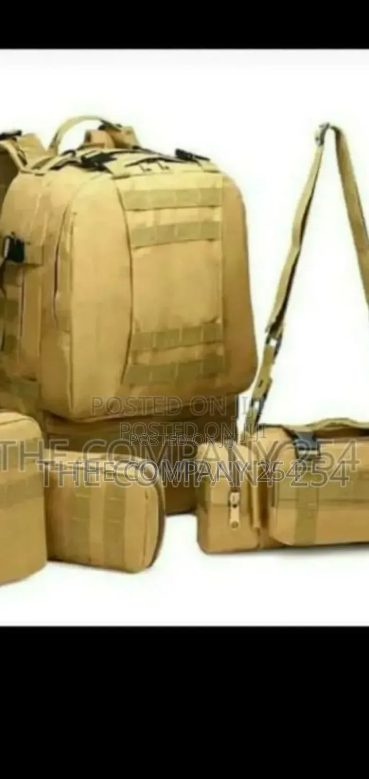 Tactical, Camping And Hiking Backpacks Camouflage Capacity 55l