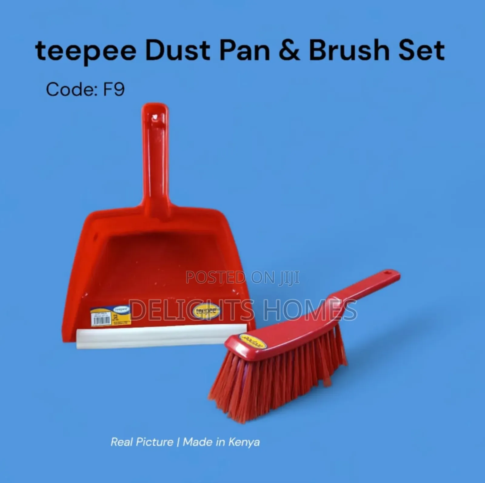 Teepee Dust Pan Brush Set-B