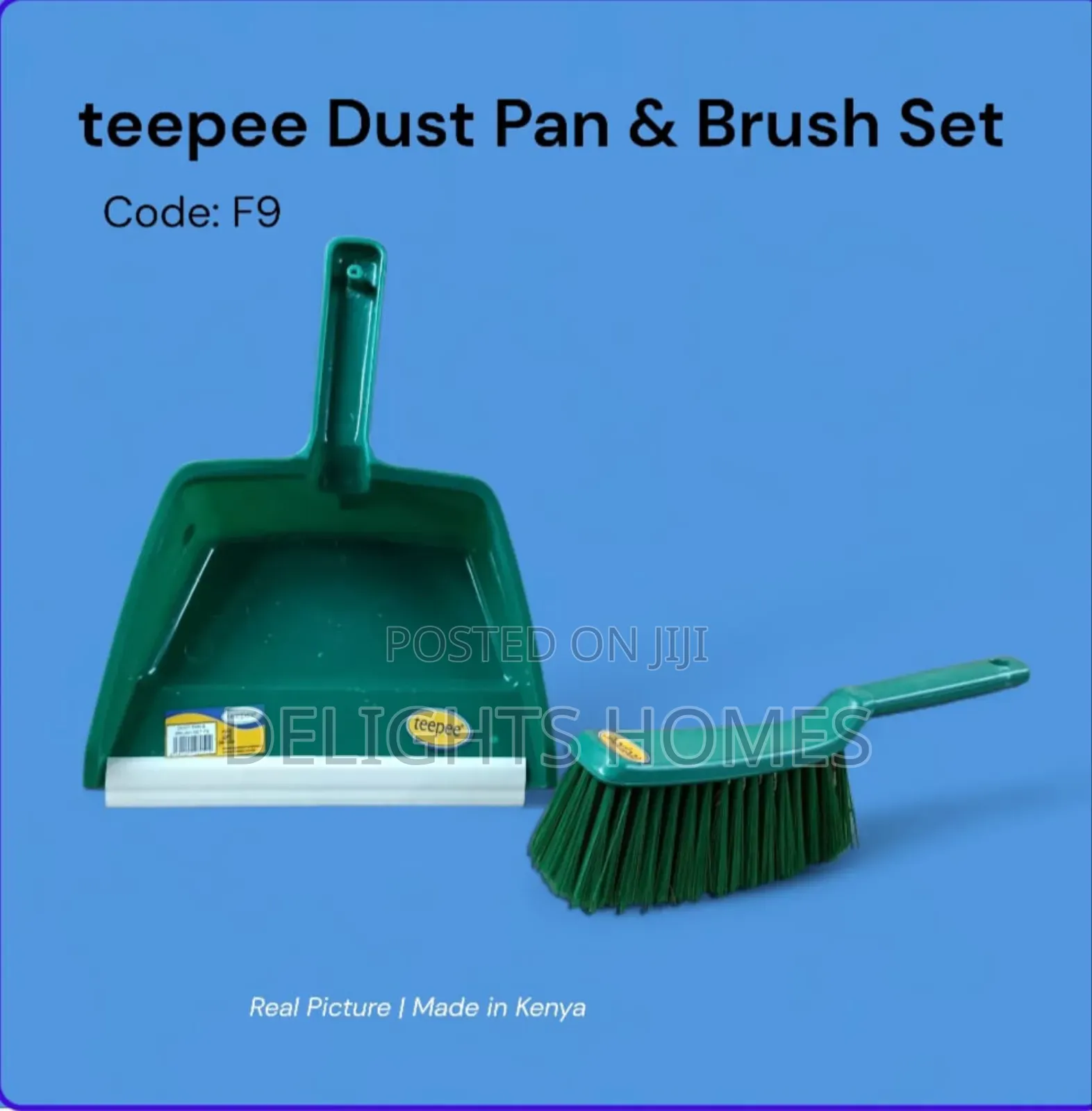 Teepee Dust Pan Brush Set-B