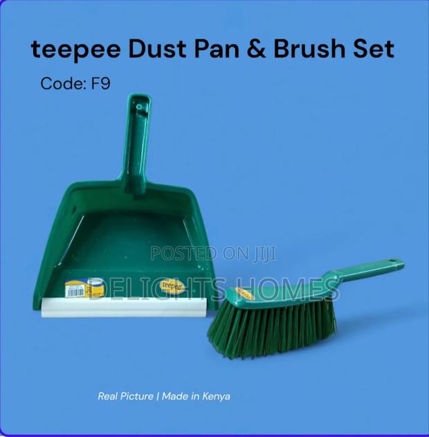 Teepee Dust Pan Brush Set-B - thumbnail 3