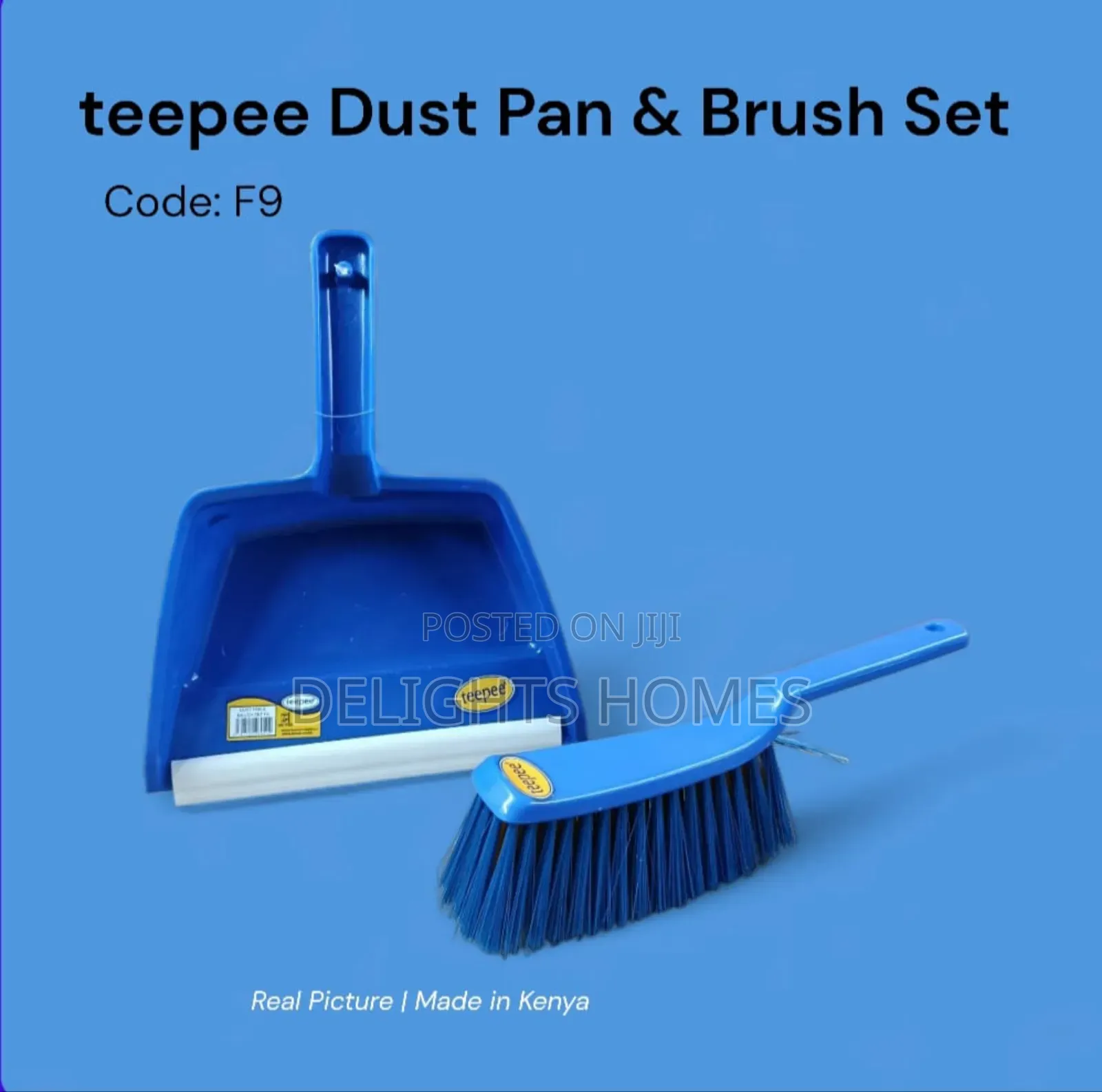 Teepee Dust Pan Brush Set-B