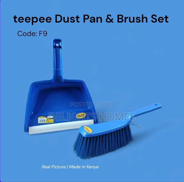 Teepee Dust Pan Brush Set-B - thumbnail 4