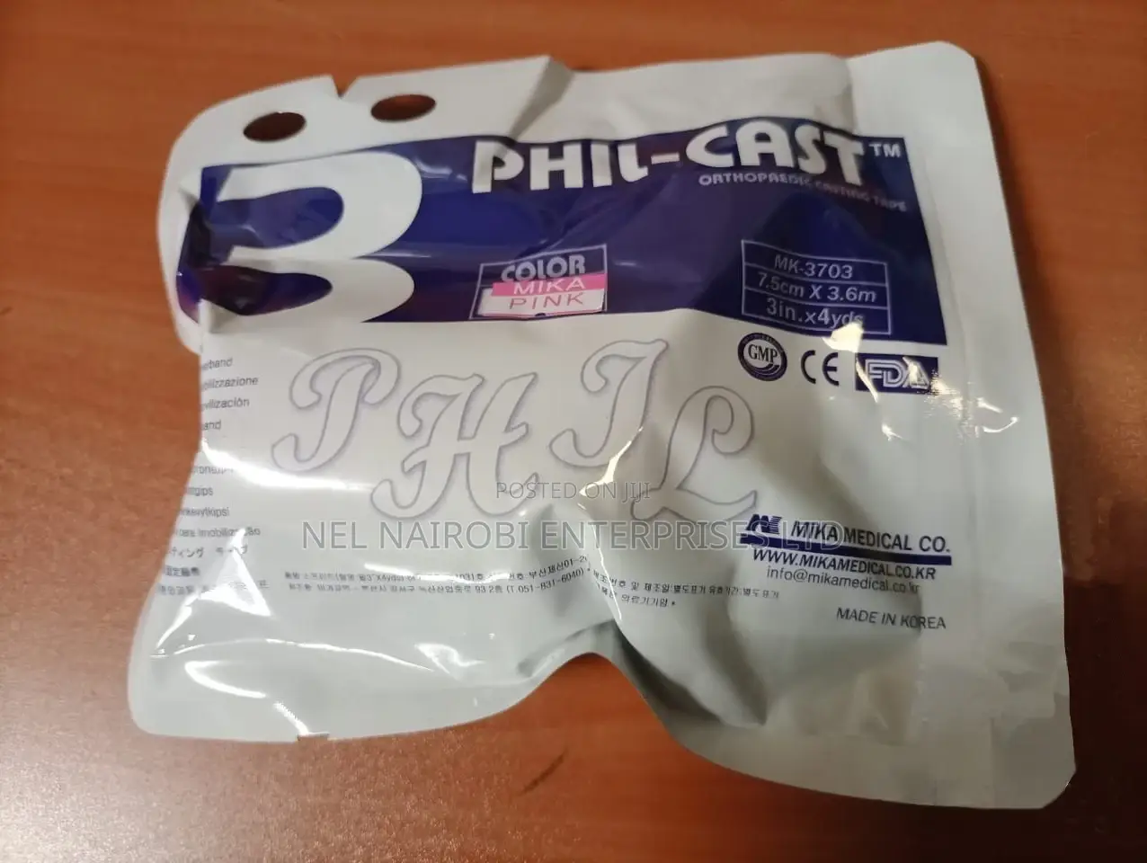 Philcast Orthopaedic Casting Tape (3' X 4 Yards)