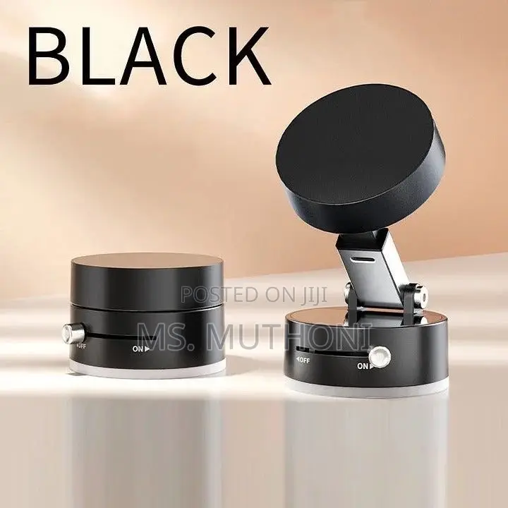 Vacuum Suction Retractable Magnetic Phone Holder