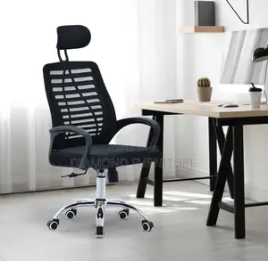 Office Furniture; Ergonomic Headrest Office -Swivel Chair With Comfort