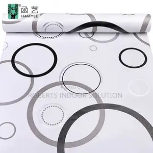 White Easy to Install Circle Wallpapers