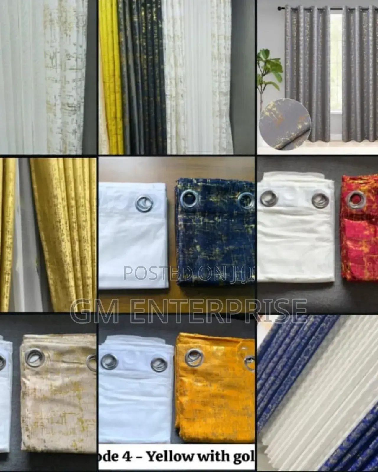 *3 Pc Curtains