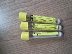 Vacuette Tube 4 Ml Urine CCM Yellow Cap-Black Ring (50's)