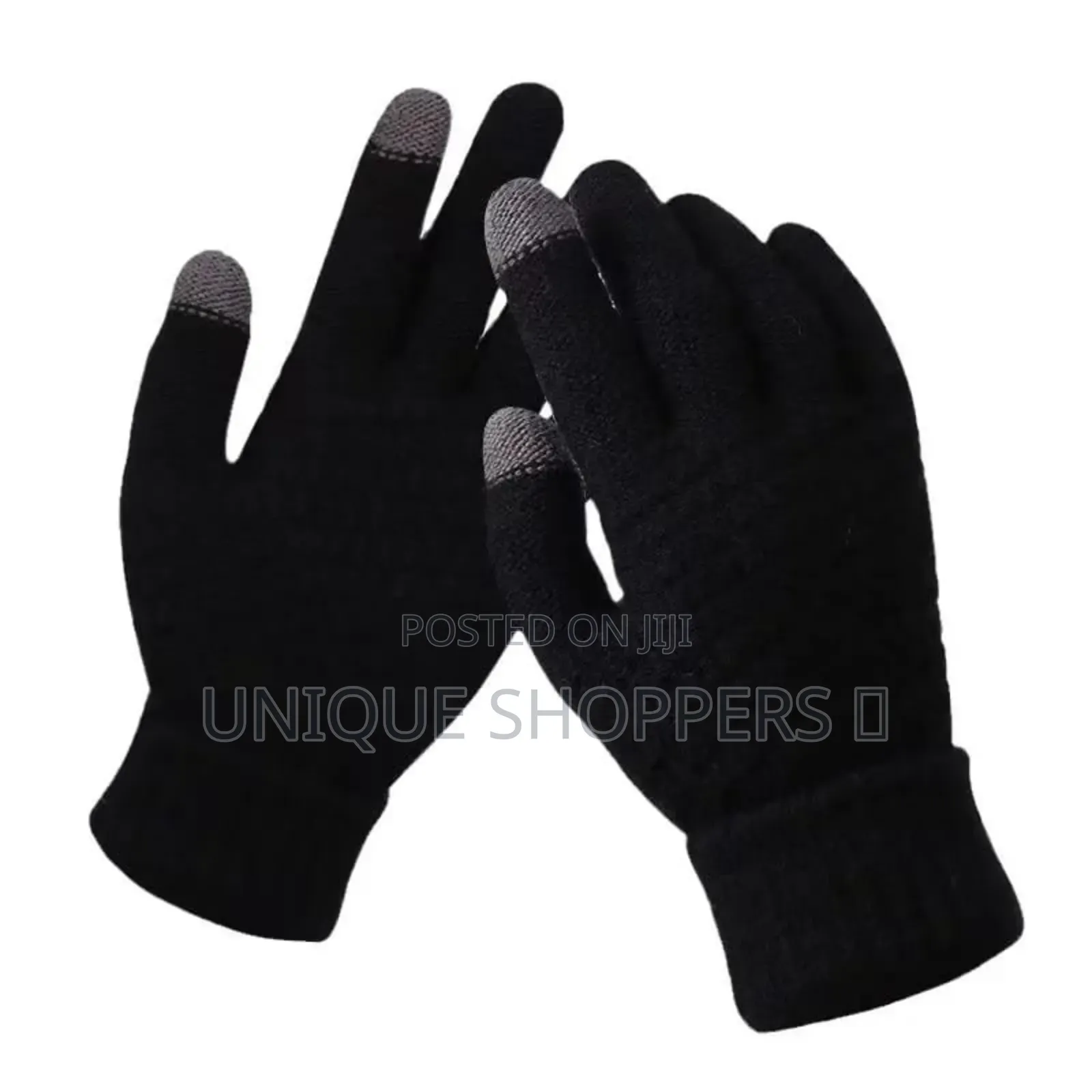 Touch Screen Gloves Stretch Classical Knit Mittens Wool Full Finger