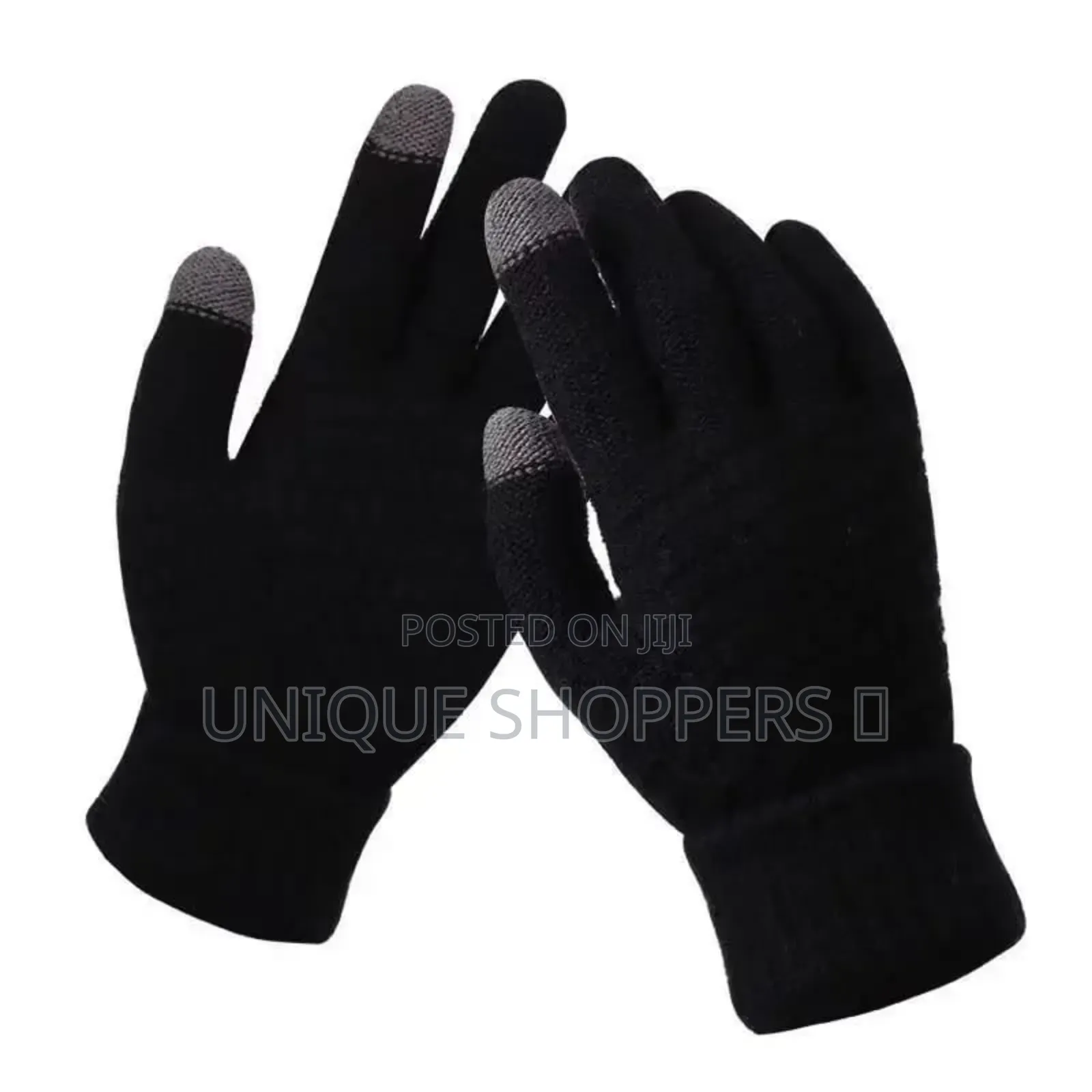 Touch Screen Gloves Stretch Classical Knit Mittens Wool Full Finger